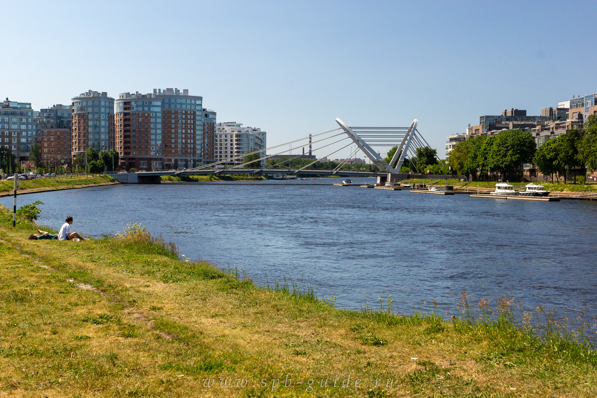 Малая Невка и Лазаревский мост Малая Невка и Лазаревский мост