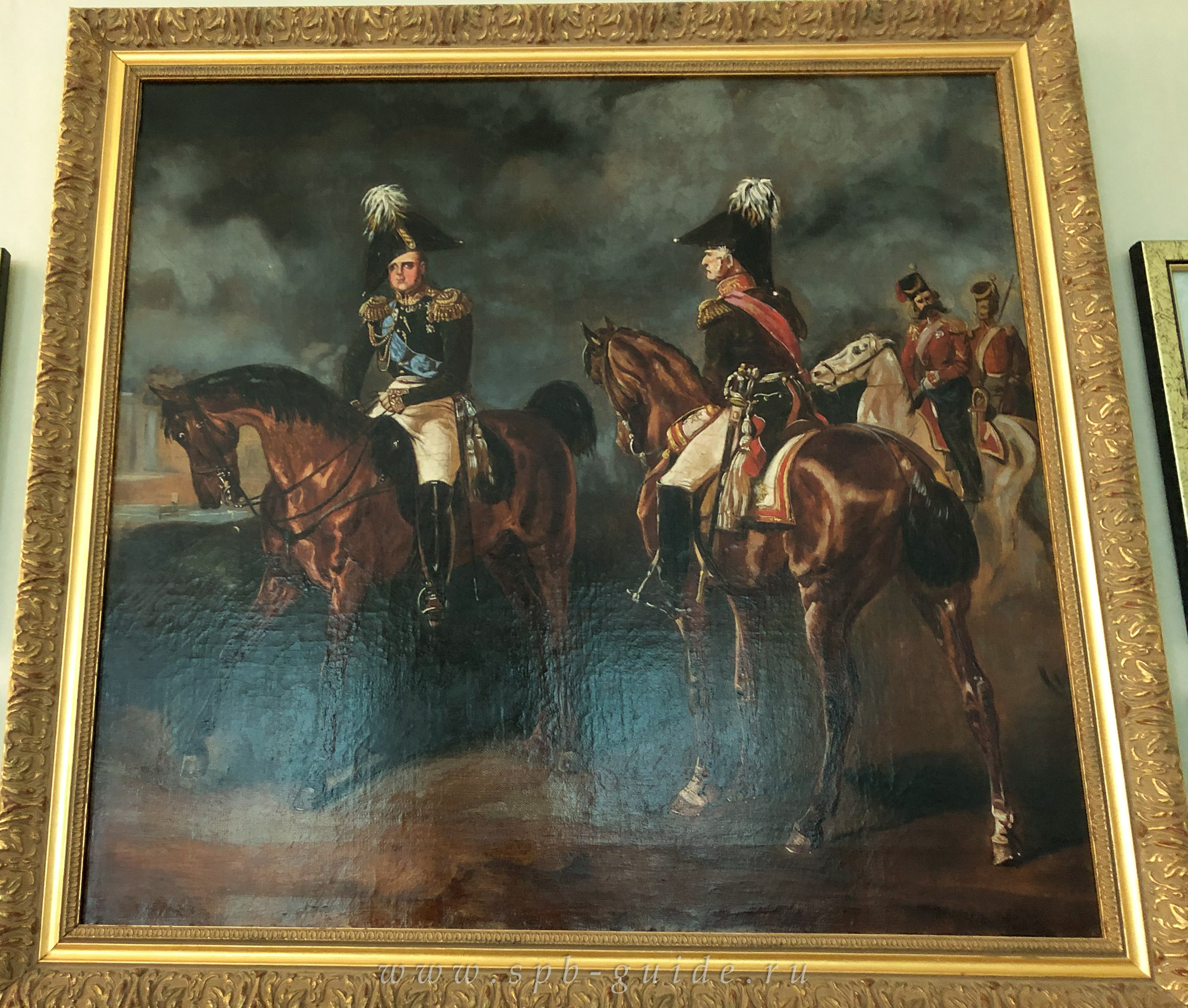 «Великий князь Константин Павлович со свитой» Д. Доу и мастерская, 1824 г.