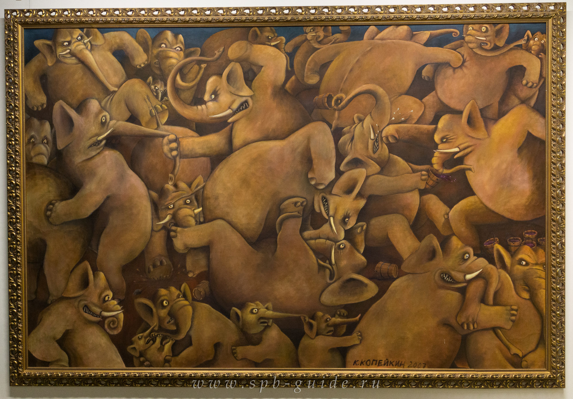 Николай Копейкин «Случай в слоновнике», 2007 г. Николай Копейкин «Случай в слоновнике», 2007 г.