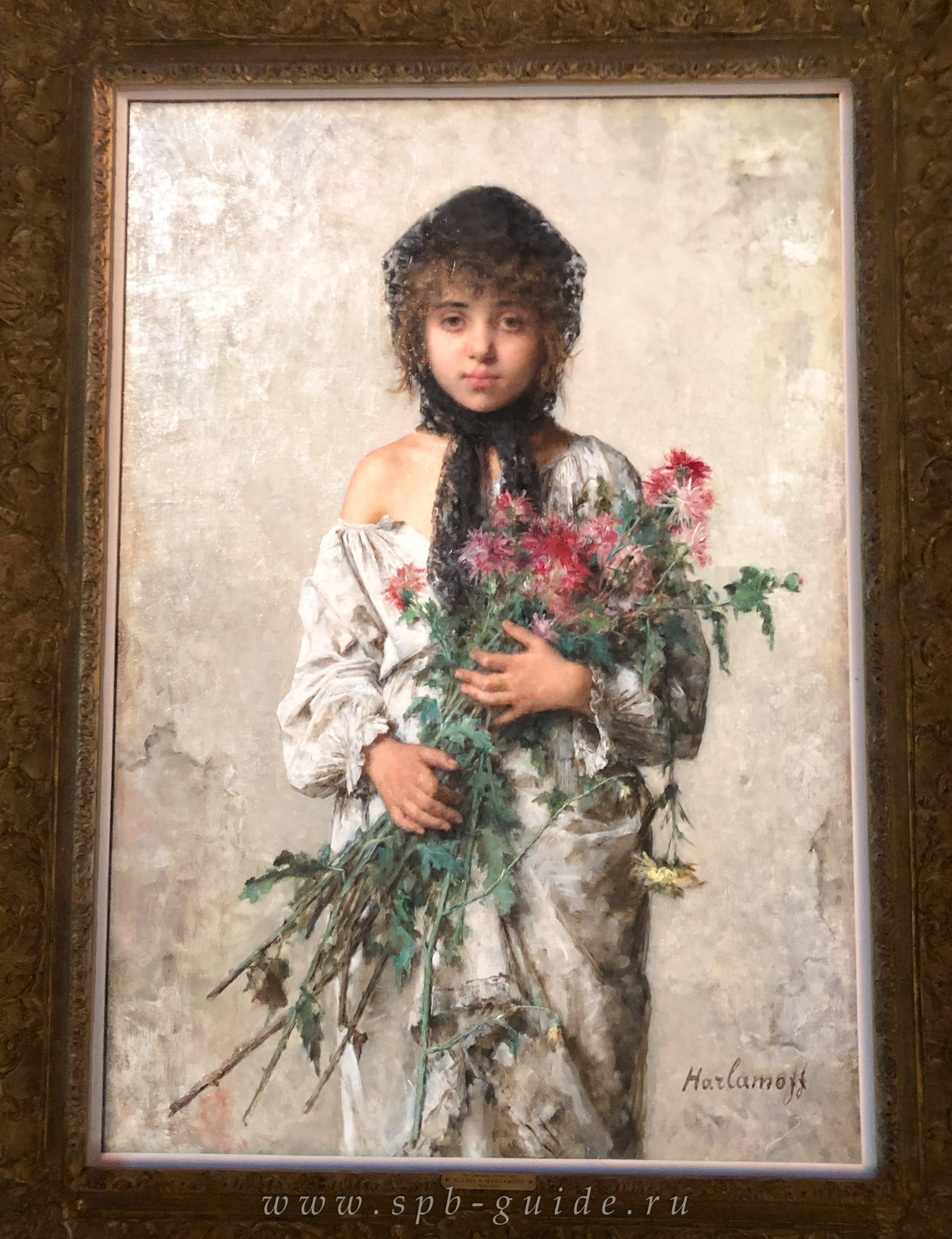 Алексей Харламов «Девочка-продавщица цветов», 1880-1890-е Алексей Харламов «Девочка-продавщица цветов», 1880-1890-е