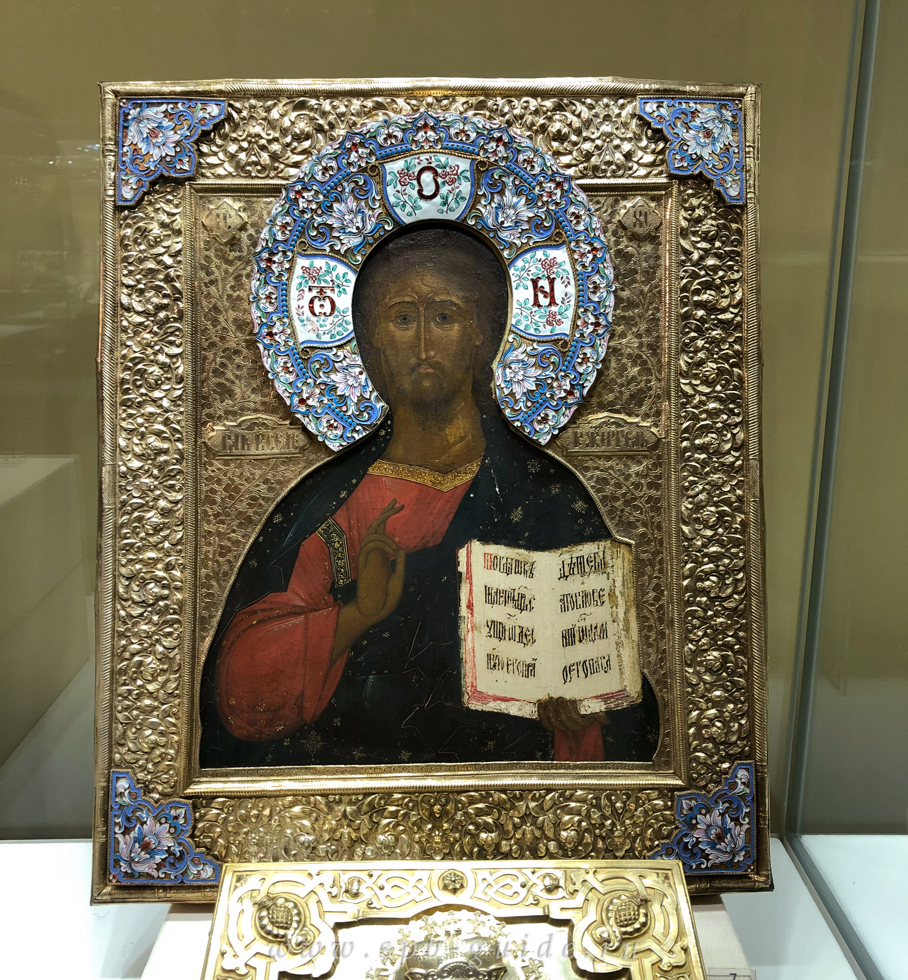 Икона. Господь Вседержитель. Москва, 1899–1908 Икона. Господь Вседержитель. Москва, 1899–1908