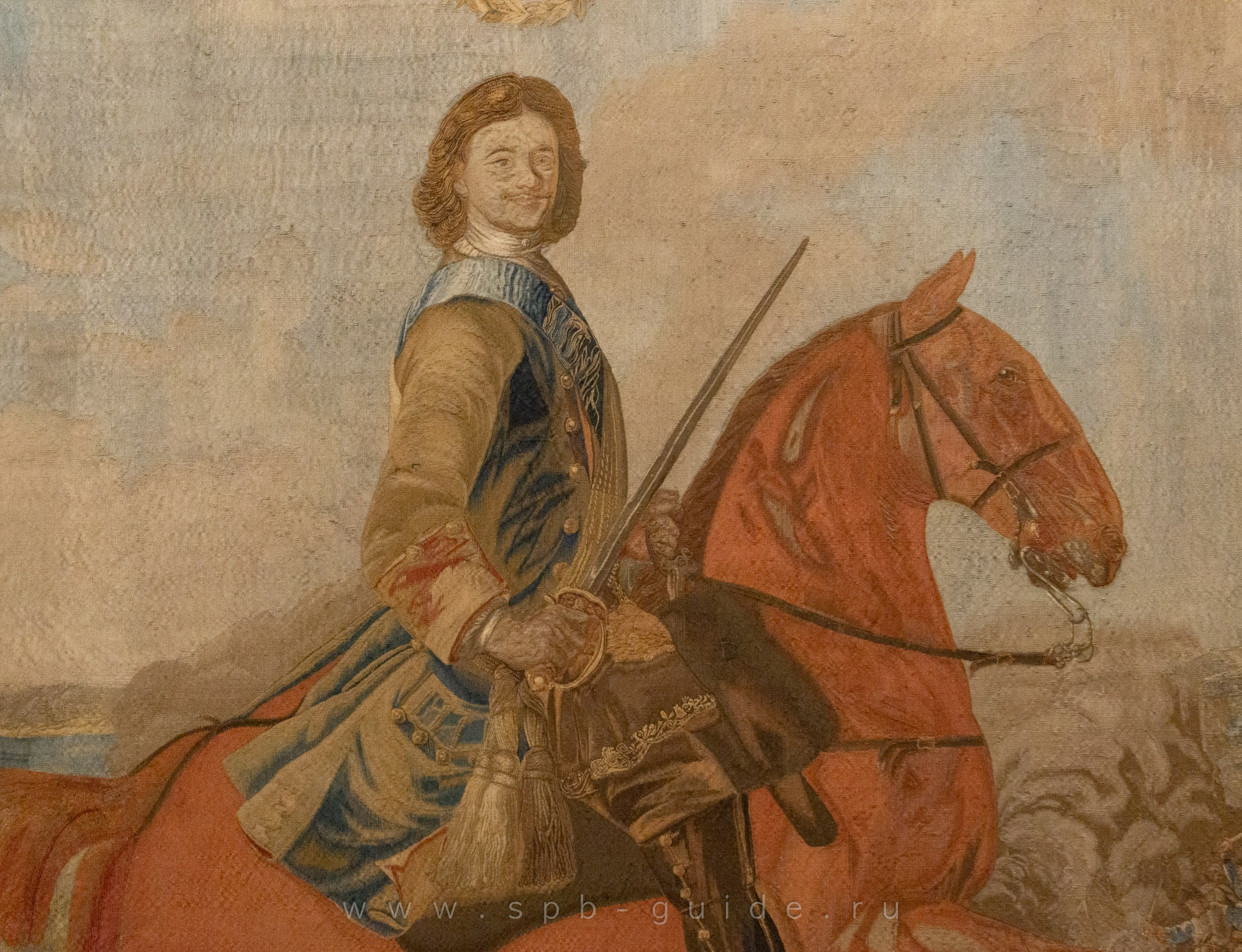 Полтавская баталия, шпалера, 1764 Полтавская баталия, шпалера, 1764