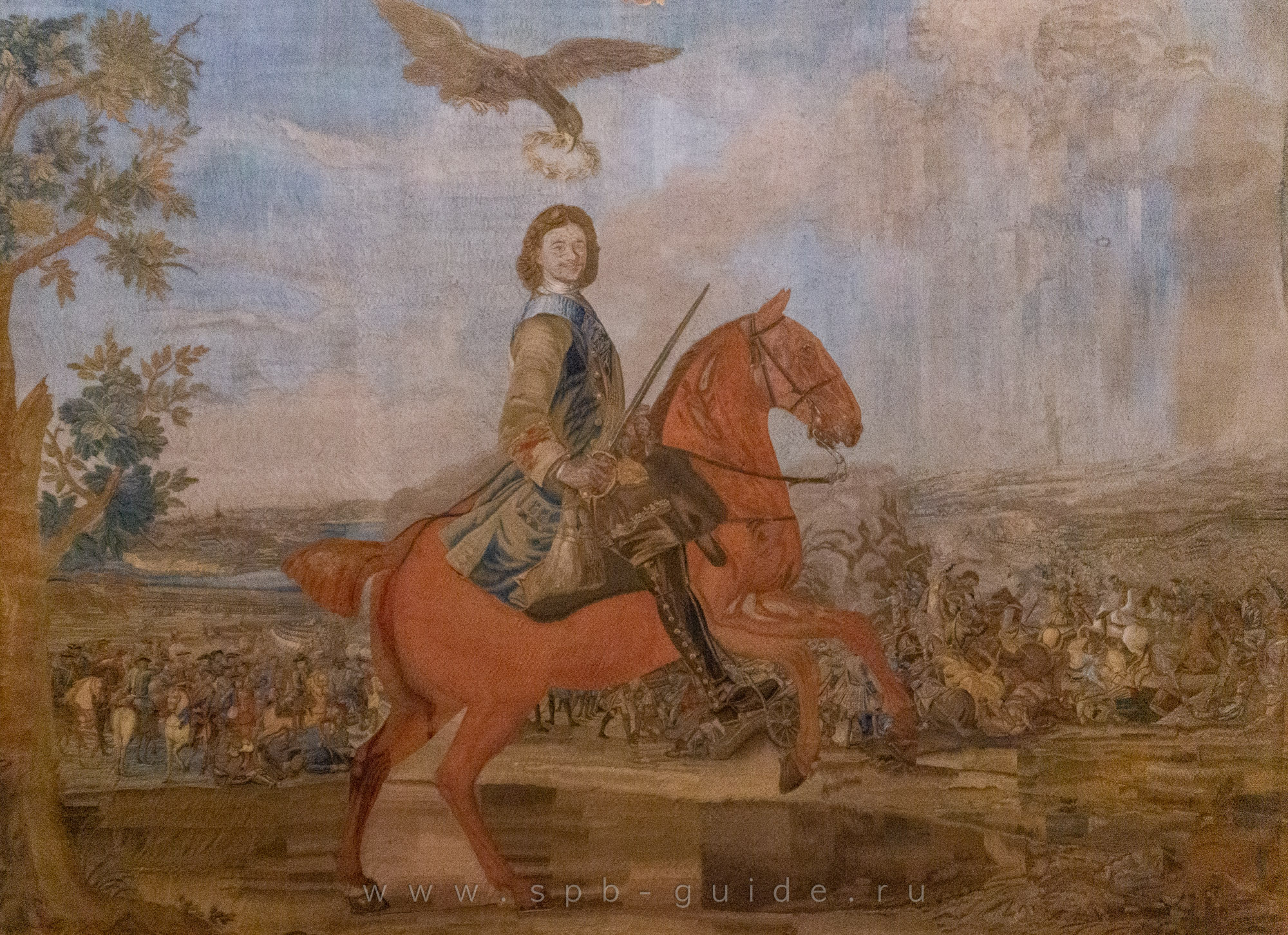 Полтавская баталия, шпалера, 1764 Полтавская баталия, шпалера, 1764
