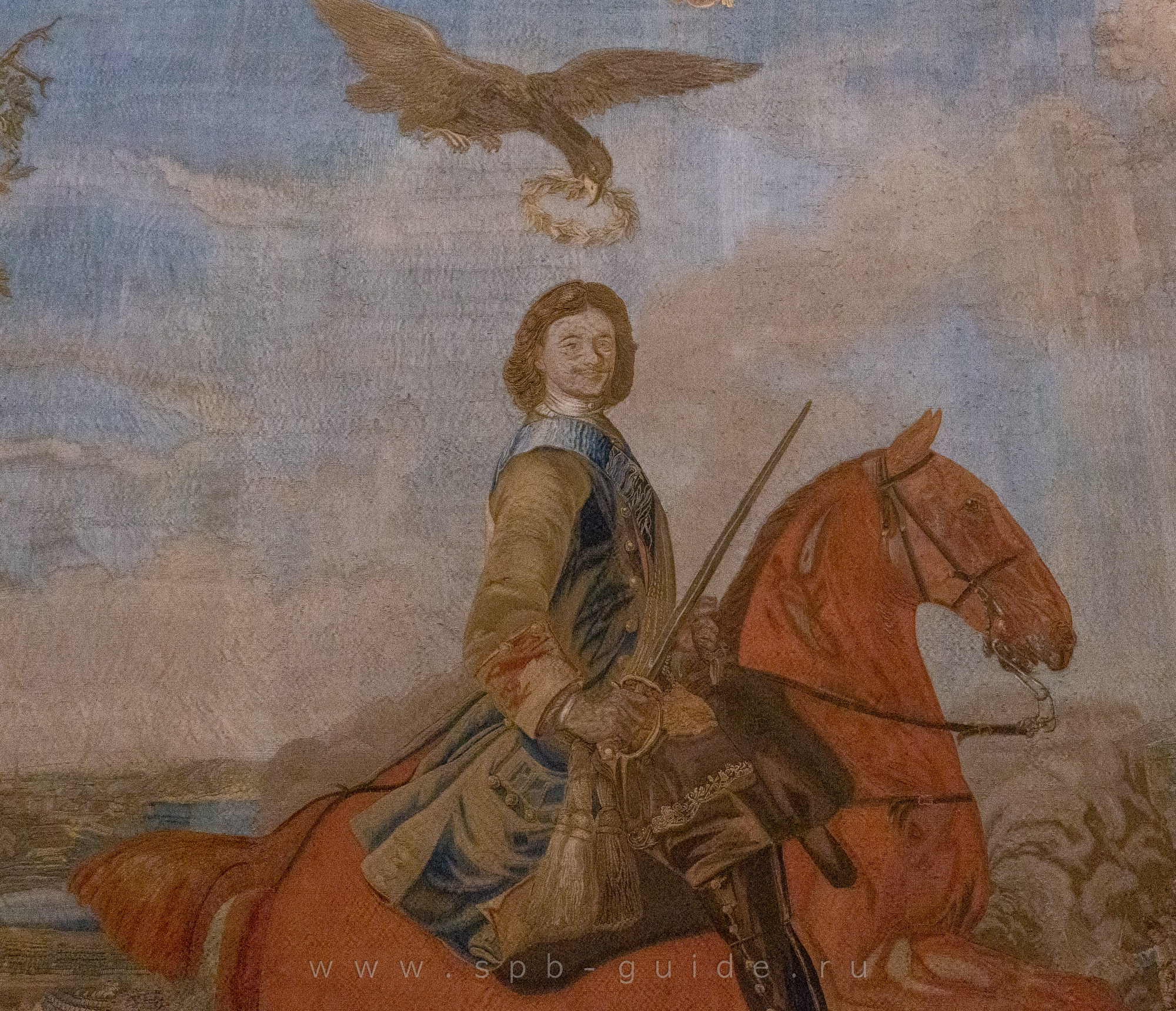 Полтавская баталия, шпалера, 1764 Полтавская баталия, шпалера, 1764