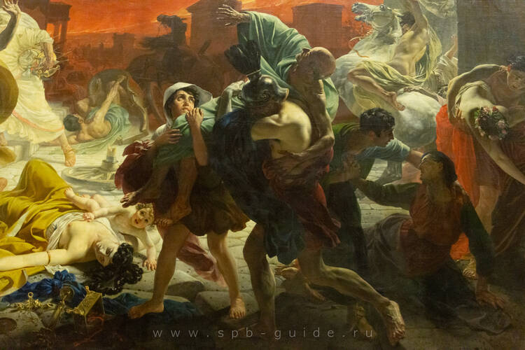 Картина «Последний день Помпеи», Карл Брюллов
