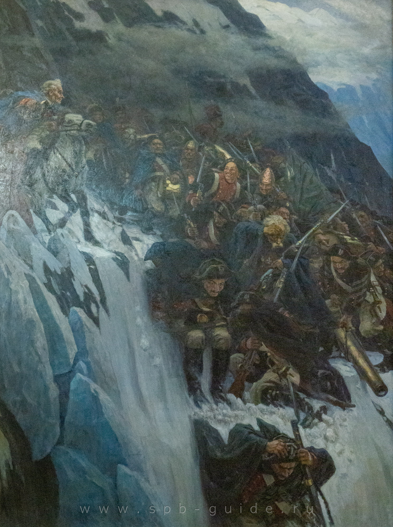 Василий Суриков, Переход Суворова через Альпы в 1799 году Василий Суриков, Переход Суворова через Альпы в 1799 году
