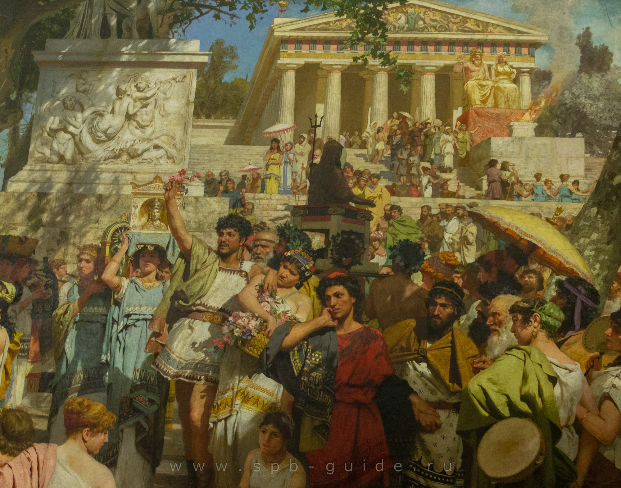 Г. И. Семирадский, Фрина на празднике Посейдона в Элевзине Г. И. Семирадский, Фрина на празднике Посейдона в Элевзине