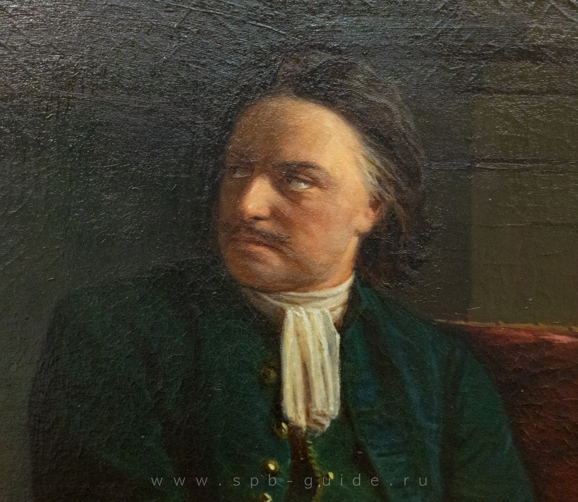 Н. Н. Ге, Петр I допрашивает царевича Алексея в Петергофе Н. Н. Ге, Петр I допрашивает царевича Алексея в Петергофе