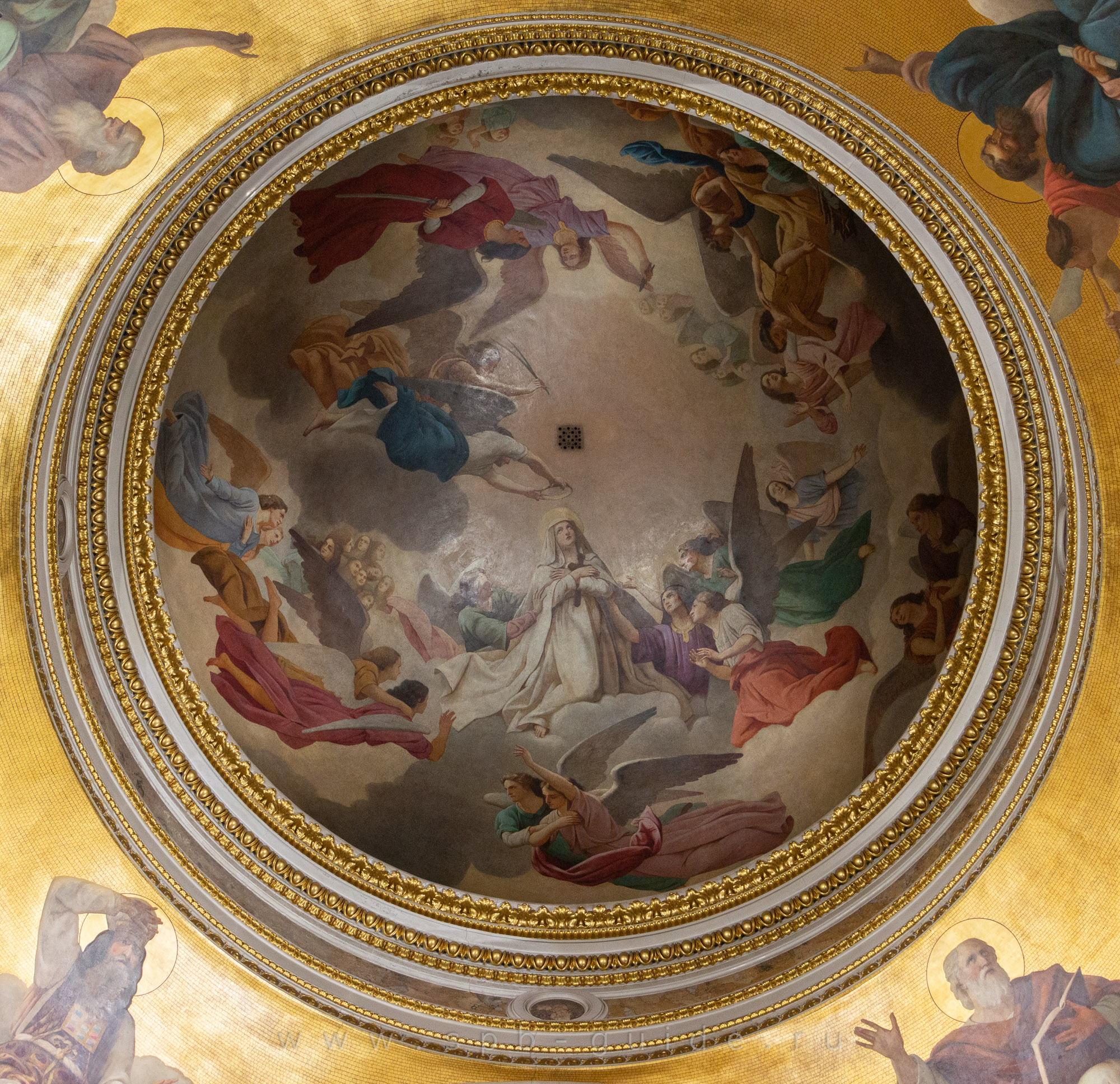 Исаакиевский собор, плафон «Солнце, Луна и звёзды с группами ангелов» Ф. Бруни Исаакиевский собор, плафон «Солнце, Луна и звёзды с группами ангелов» Ф. Бруни