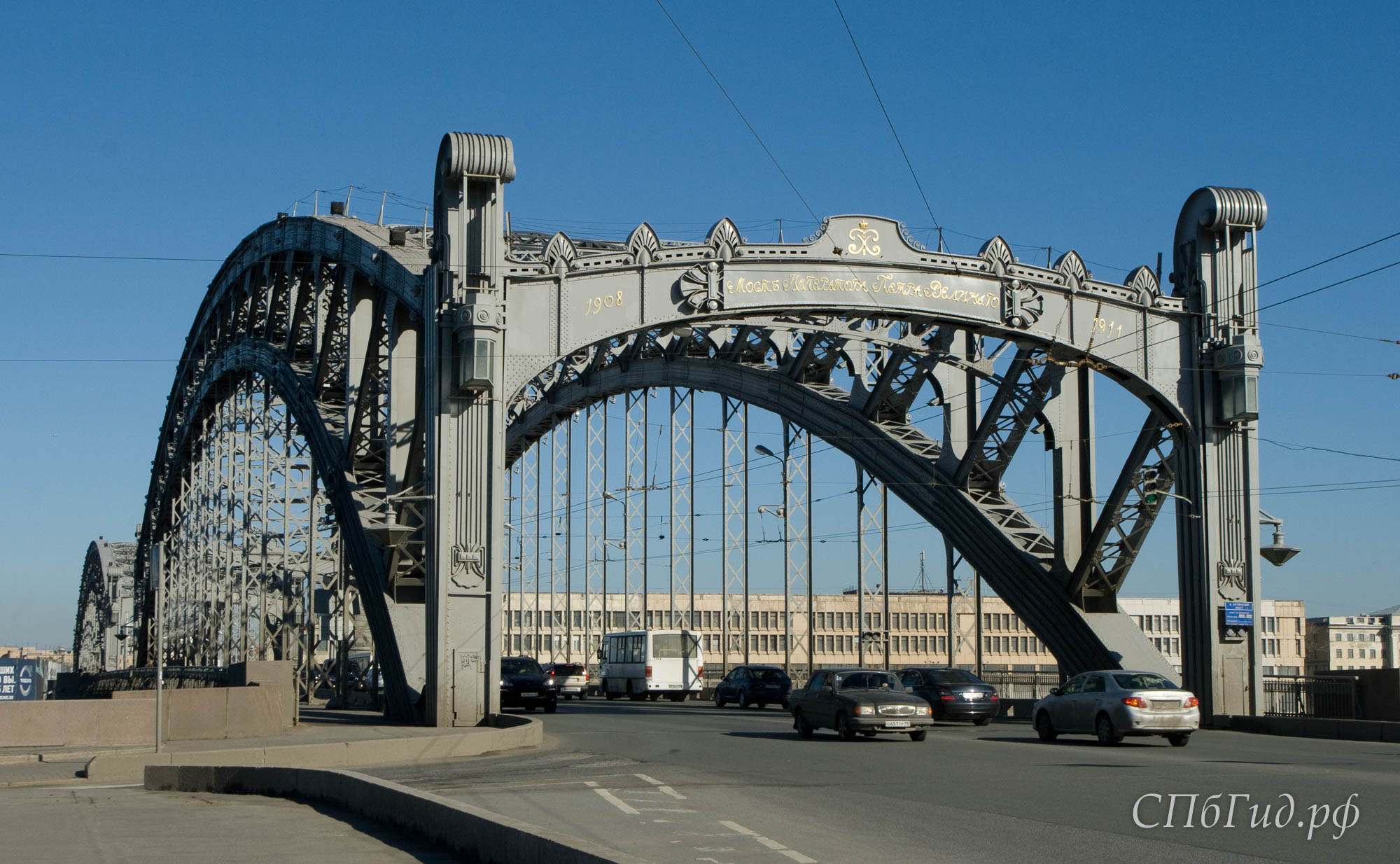 Большеохтинский мост Большеохтинский мост