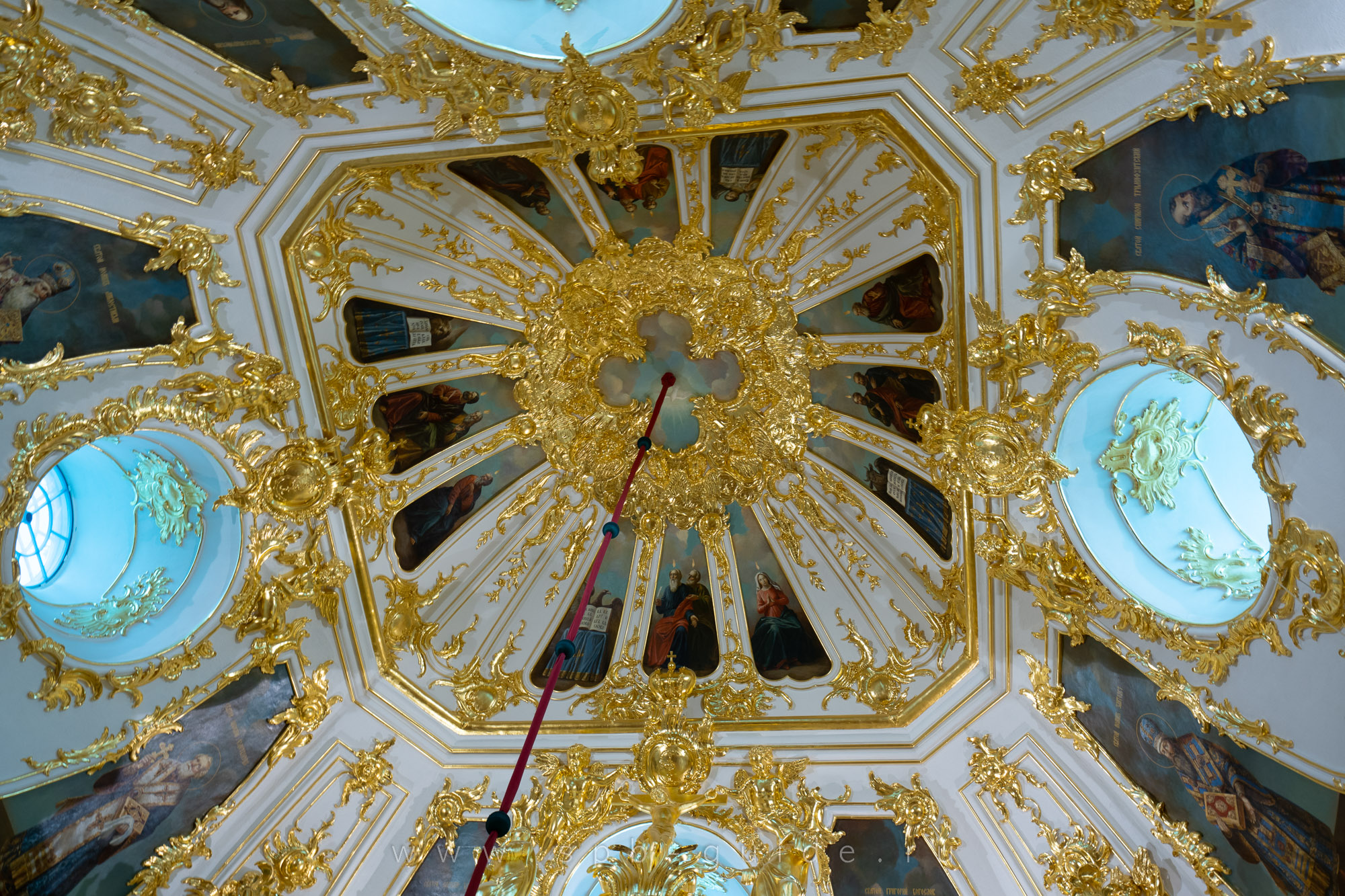 Свод Церковного зала, Церковный корпус Большого дворца Петергофа Свод Церковного зала, Церковный корпус Большого дворца Петергофа