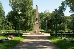 Место дуэли Александра Пушкина, памятник