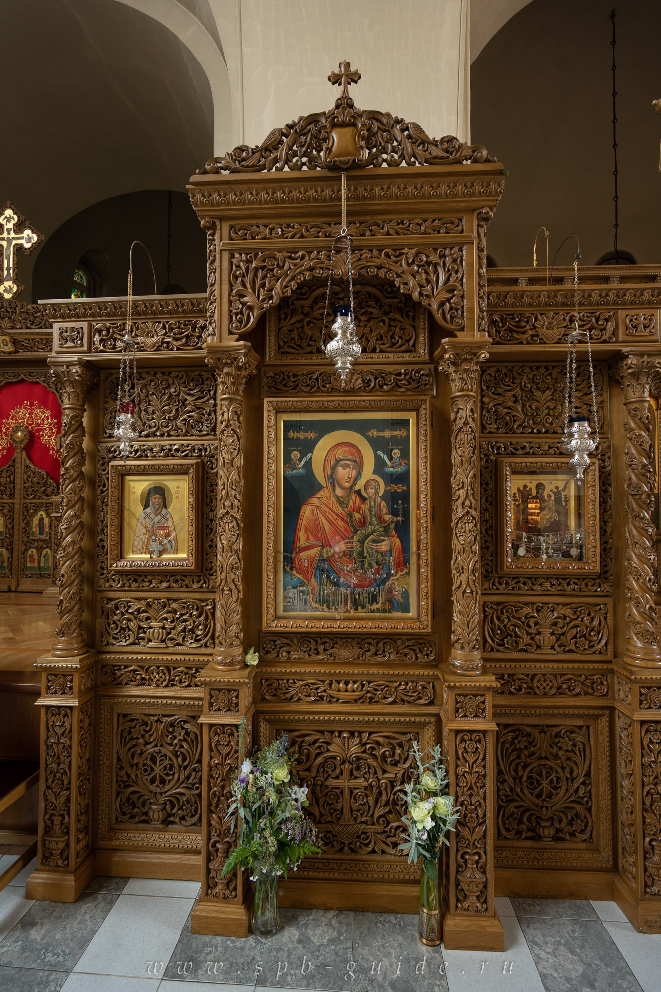 Икона святой праведной Анны, подворье Валаамского монастыря в Санкт-Петербурге Икона святой праведной Анны, подворье Валаамского монастыря в Санкт-Петербурге