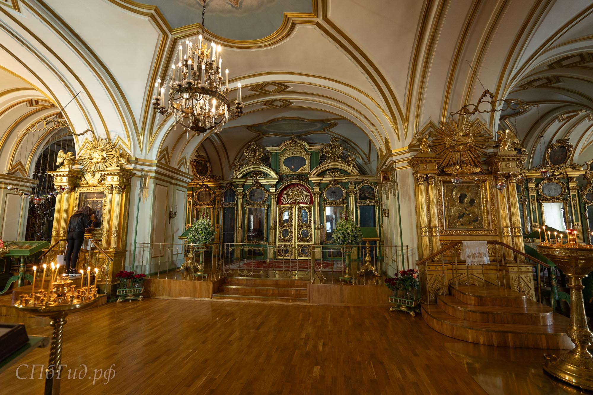 Иконостас, Никольский морской собор, нижний храм