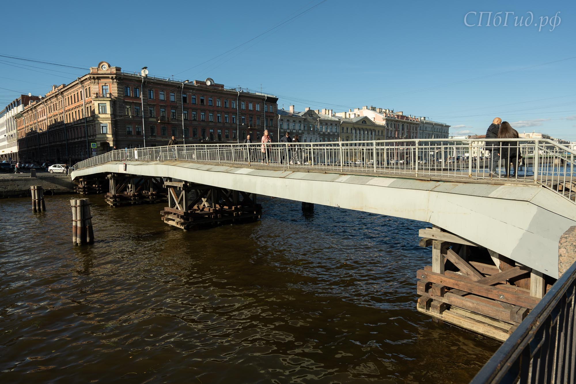 Пешеходный мост Горсткин мост через Фонтанку Пешеходный мост Горсткин мост через Фонтанку