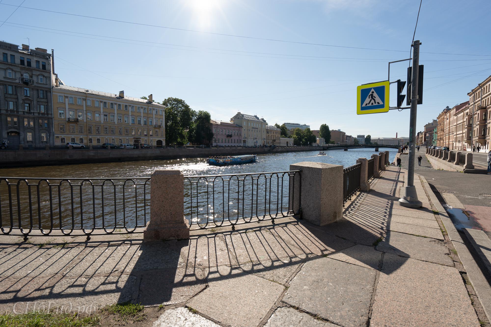 Река Фонтанка у Измайловского моста Река Фонтанка у Измайловского моста