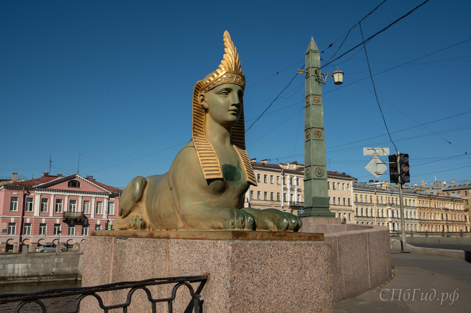Сфинксы в Санкт-Петербурге, Египетский мост