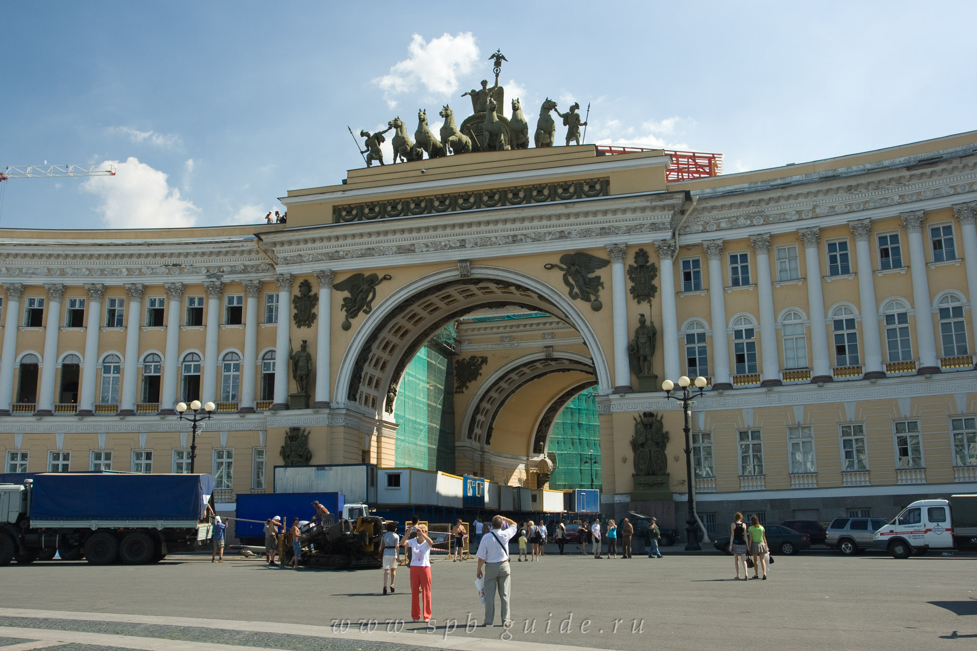 Триумфальная арка в санкт петербурге на дворцовой