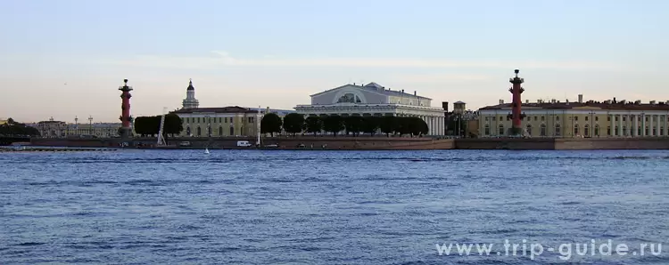 Стрелка Васильевского острова, фото