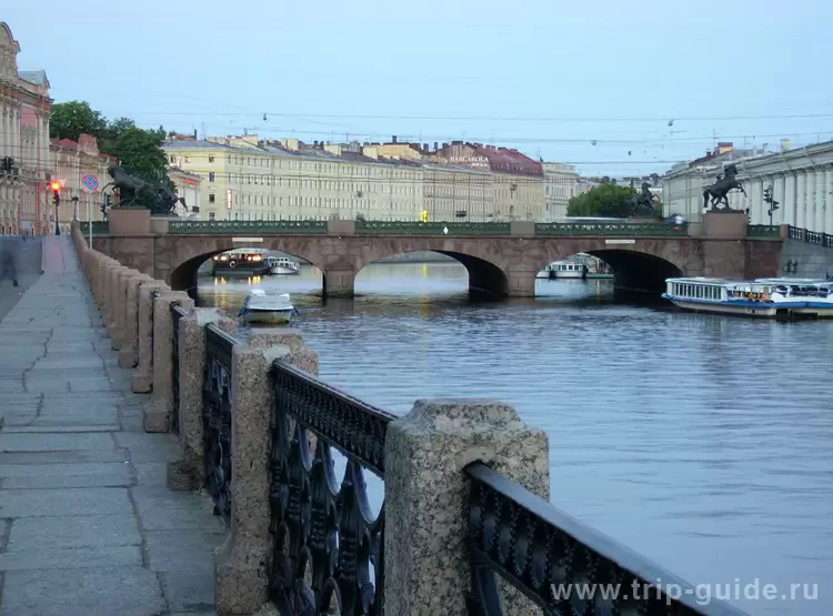 Белые ночи, Аничков мост Белые ночи, Аничков мост
