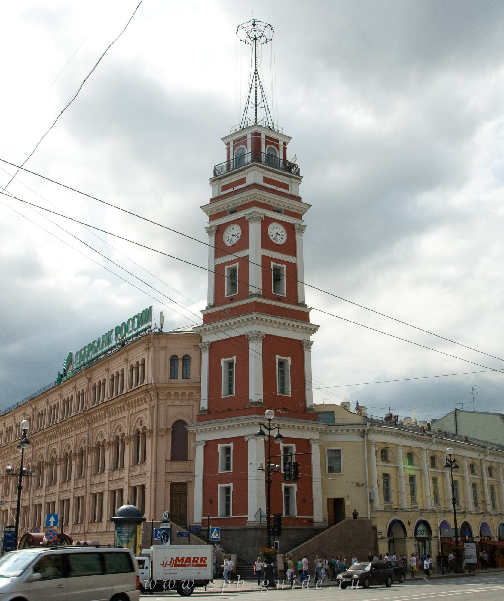 Смотровая площадка на думской. Думская башня на Невском проспекте.