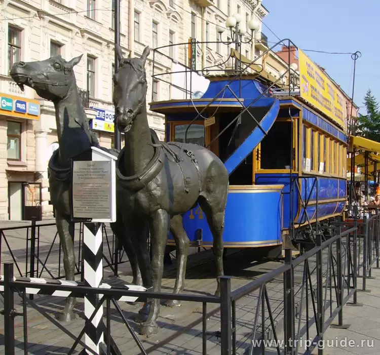 Модель-копия Санкт-Петербургской «Конки»