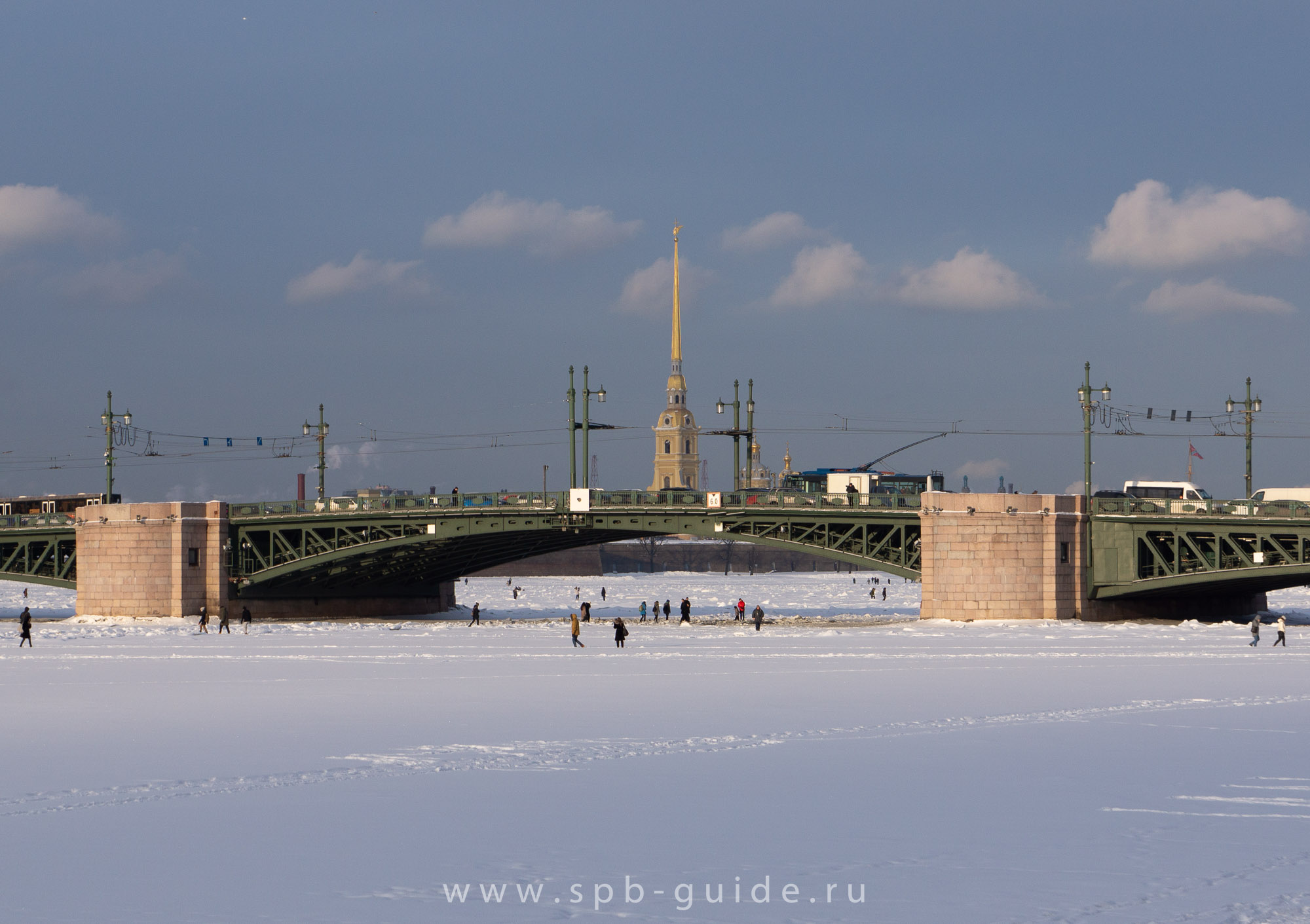 Мосты петербурга зимой