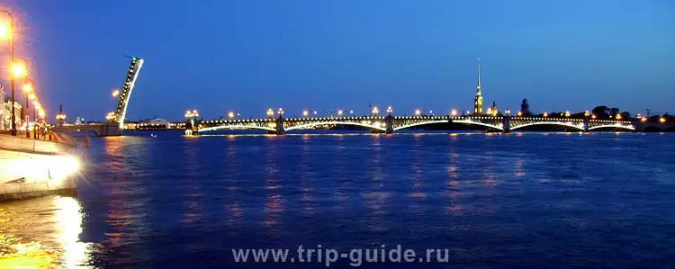 Панорама Троицкого моста Панорама Троицкого моста