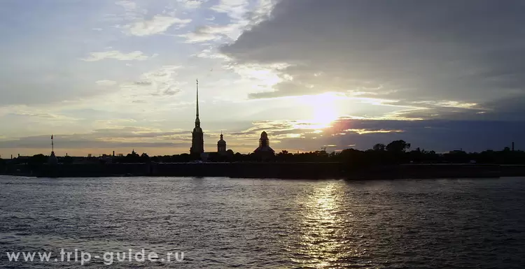 Петропавловская крепость, закат Петропавловская крепость, закат