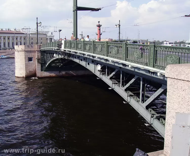 Пролёт Дворцового моста Пролёт Дворцового моста