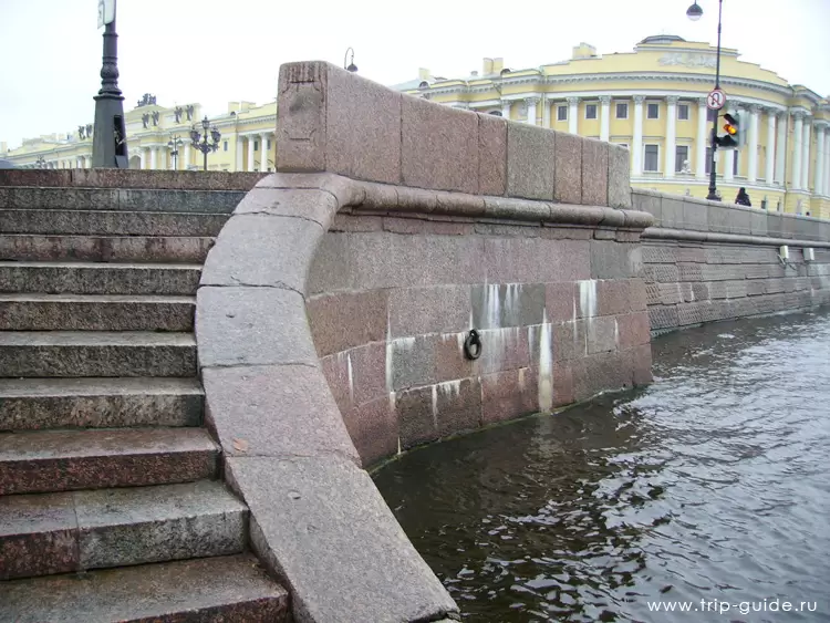 Санкт-Петербург, Нева, Набережная в граните Санкт-Петербург, Нева, Набережная в граните