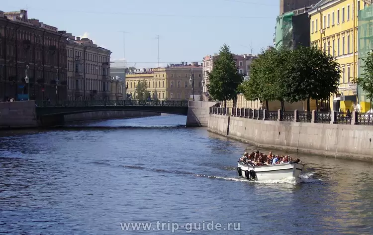 Река Мойка с Синего моста Река Мойка с Синего моста