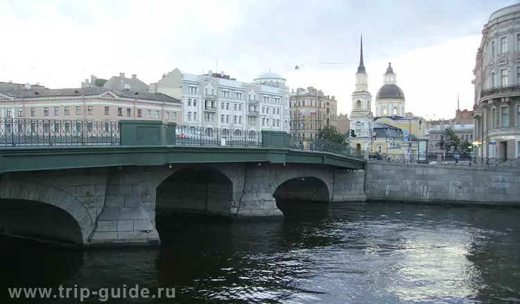 Река Фонтанка, церковь святого Симеония и Анны