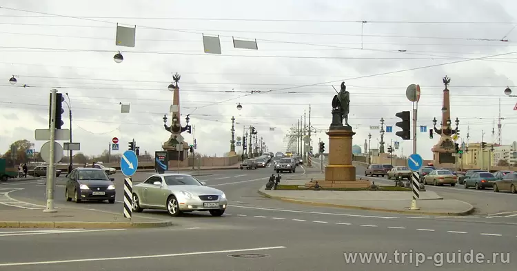 Вид на Троицкий мост Вид на Троицкий мост