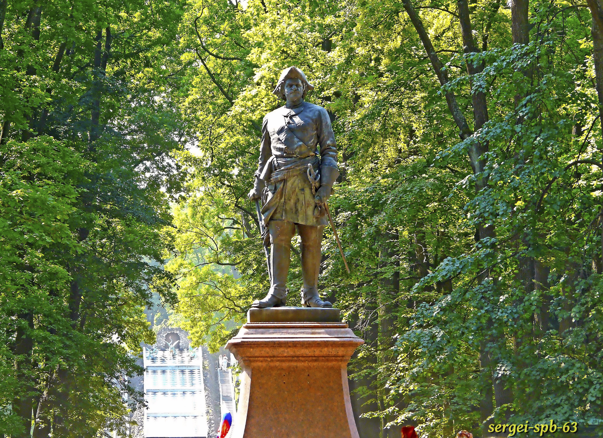 Петергоф, памятник Петру I Петергоф, памятник Петру I