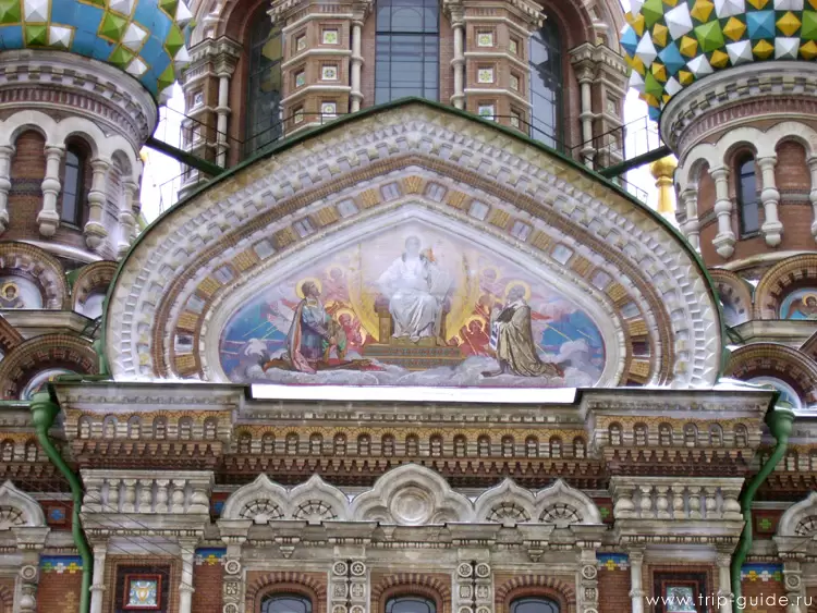 Спас-на-крови, мозаика «Христос во славе»