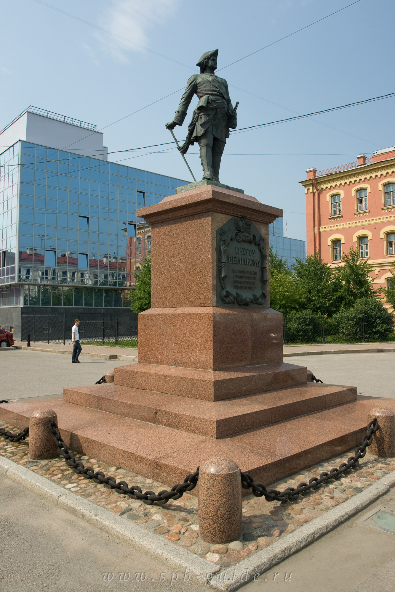 Памятник Петру I в честь 200-летия Полтавской битвы Памятник Петру I в честь 200-летия Полтавской битвы