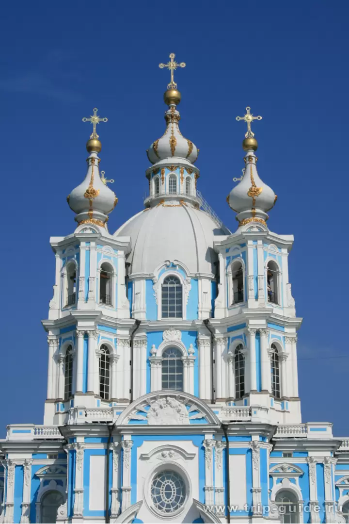 Фото Смольного собора в Санкт-Петербурге