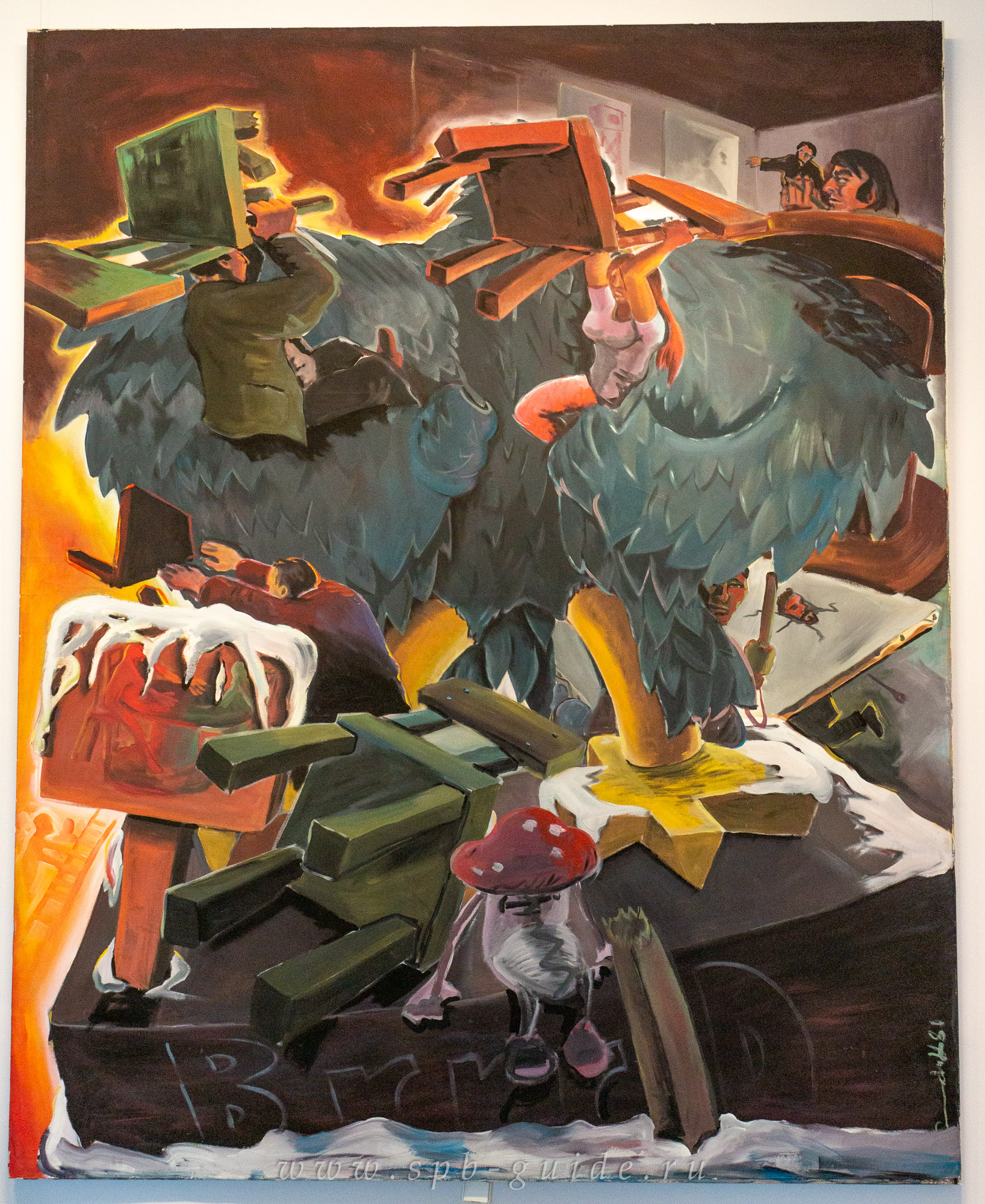 Йорг Иммендорф «Стулья», 1980 Йорг Иммендорф «Стулья», 1980