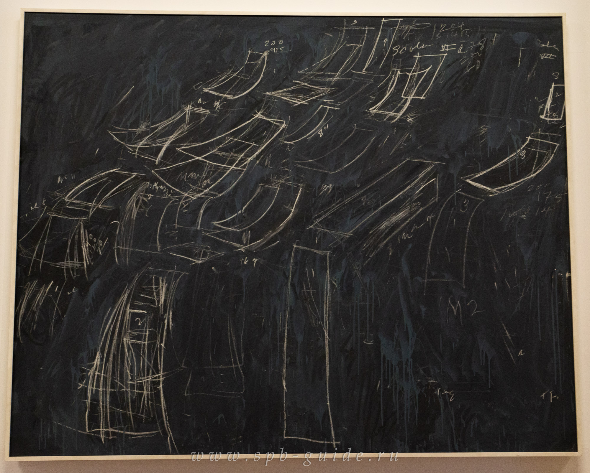 Сай Твомбли «Без названия», 1968 г. Сай Твомбли «Без названия», 1968 г.