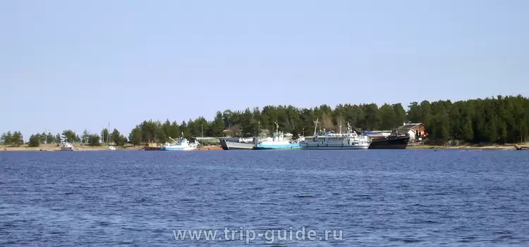 Причал Валаамского монастыря в Приозерске
