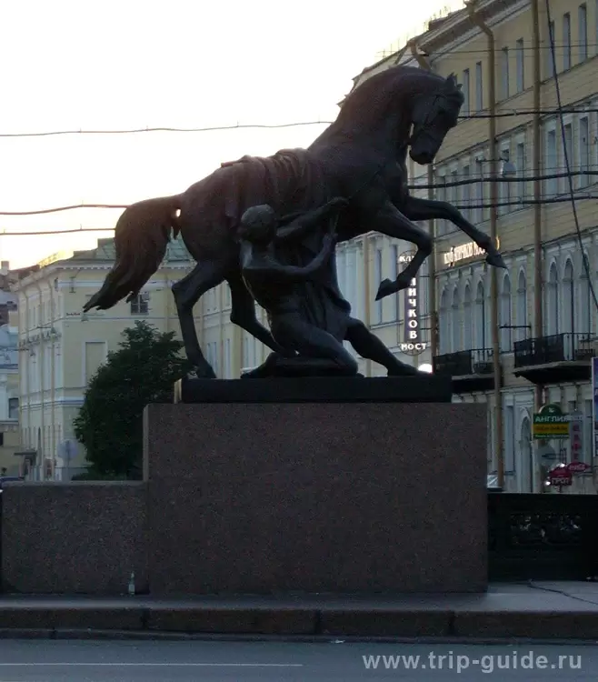 Белые ночи. Аничков мост Белые ночи. Аничков мост
