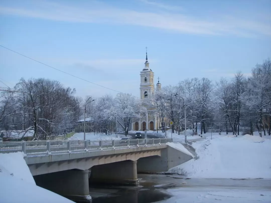 Большой Ильинский мост черех реку Большая  Охта