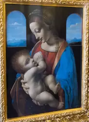 Леонардо да Винчи «Мадонна с младенцем» («Мадонна Литта») в Эрмитаже