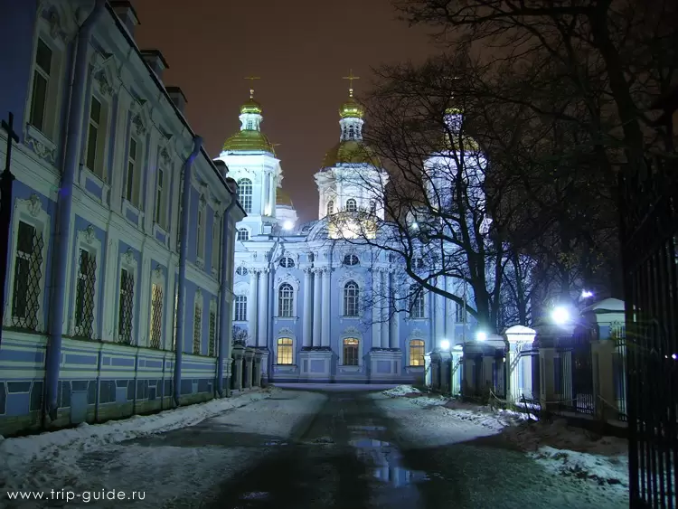 Никольский собор ночью Никольский собор ночью