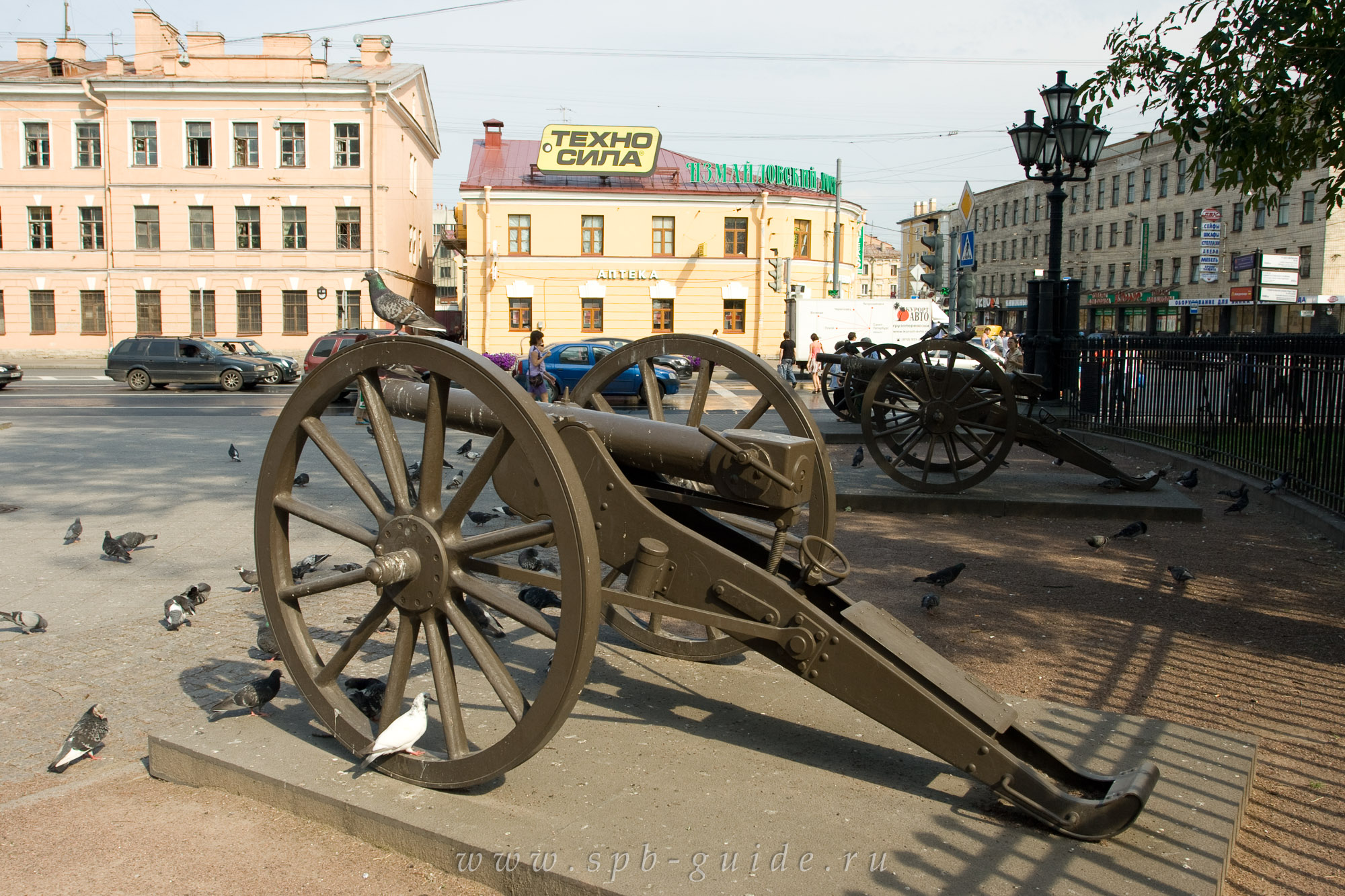 Троицкий собор в Санкт-Петербурге, пушки