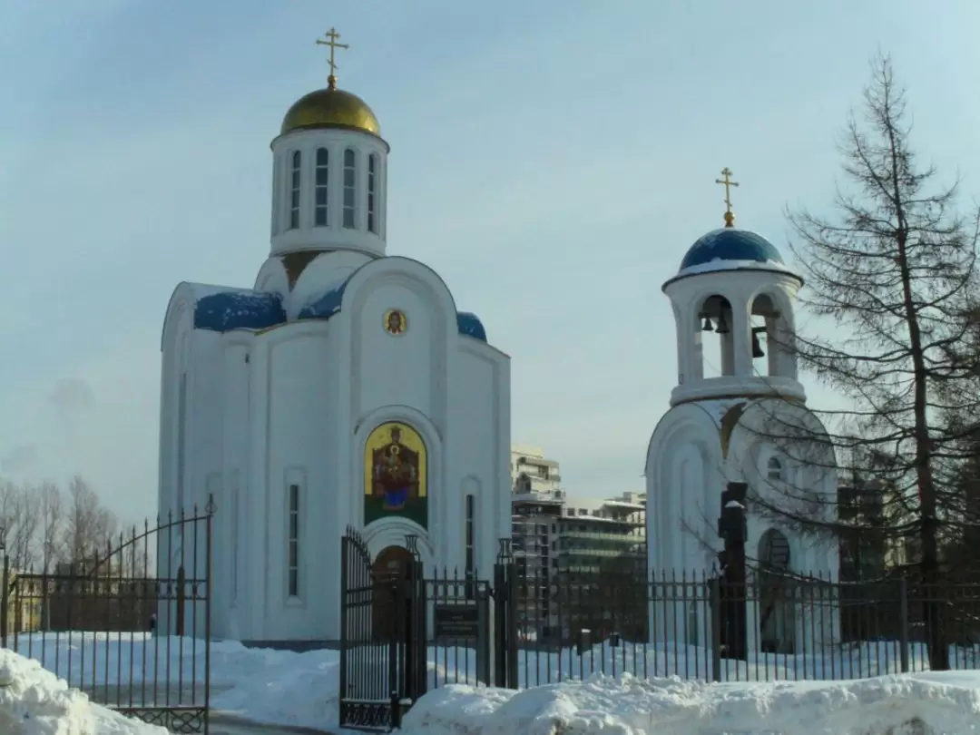 Храм Успения Пресвятой Богородицы — Блокадный храм на Малой Охте Храм Успения Пресвятой Богородицы — Блокадный храм на Малой Охте