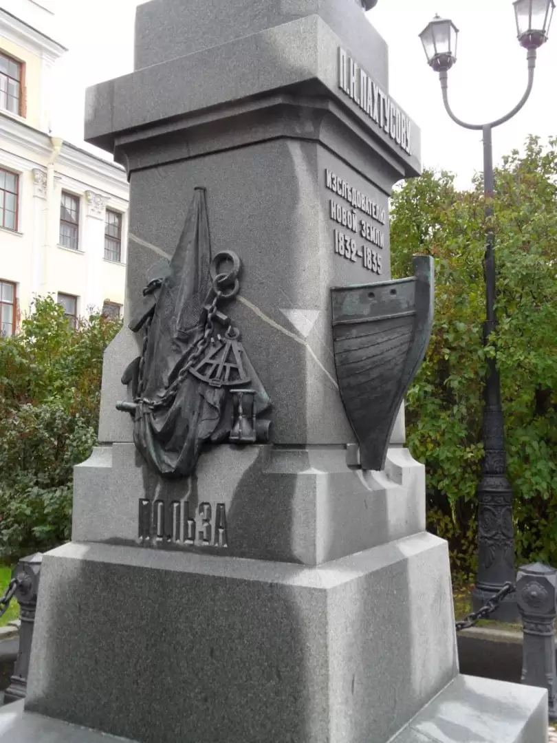 Памятник П.К. Пахтусову. Фрагмент Памятник П.К. Пахтусову. Фрагмент