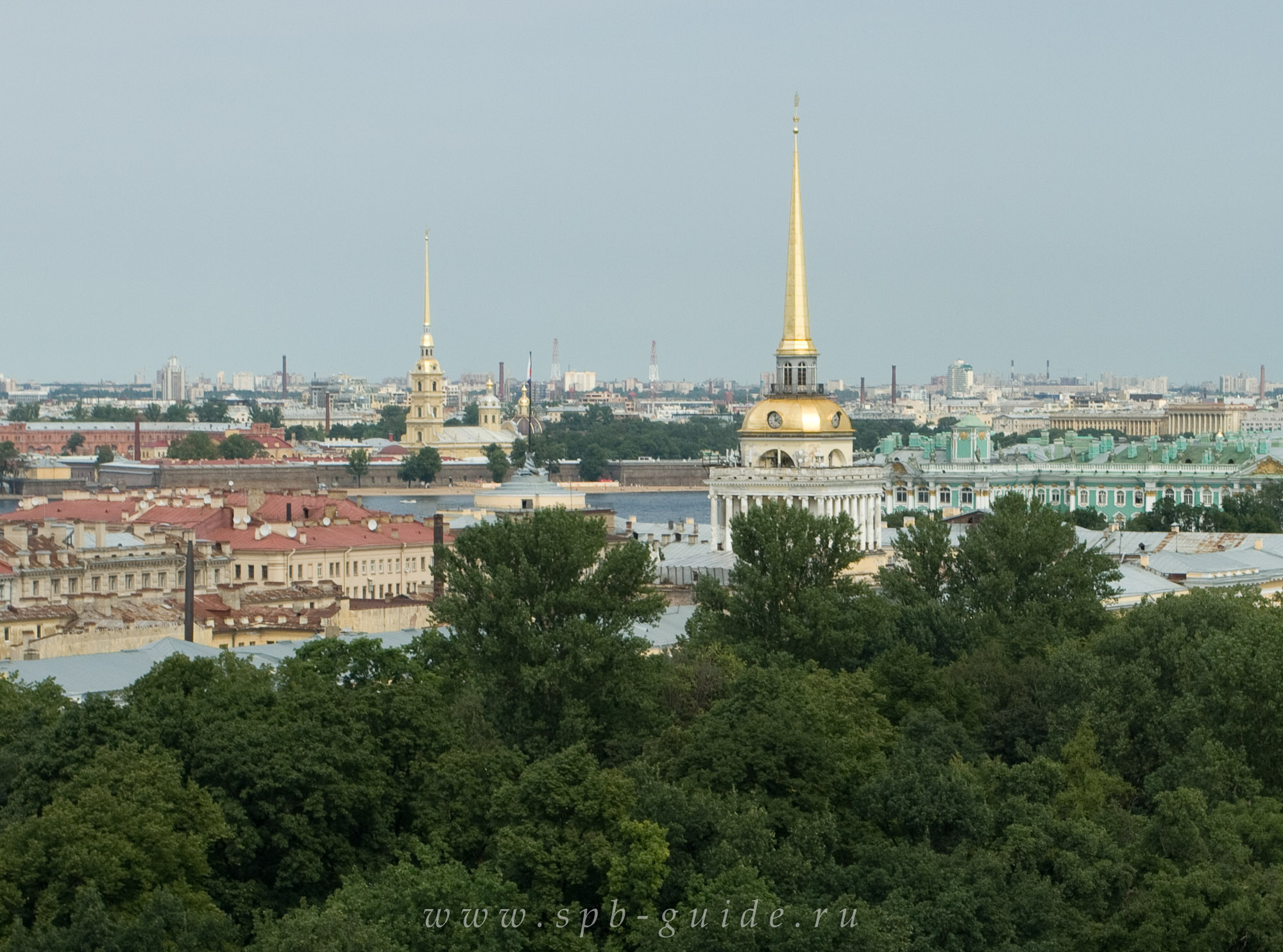 Панорама центра Петербурга с Исаакиевского собора Панорама центра Петербурга с Исаакиевского собора